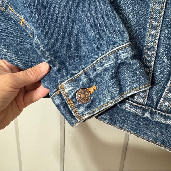 Vtg 90's Men's Levi's 70516-0216 Blue Denim Type Ill Trucker Jacket small USA - Picture 16 of 16